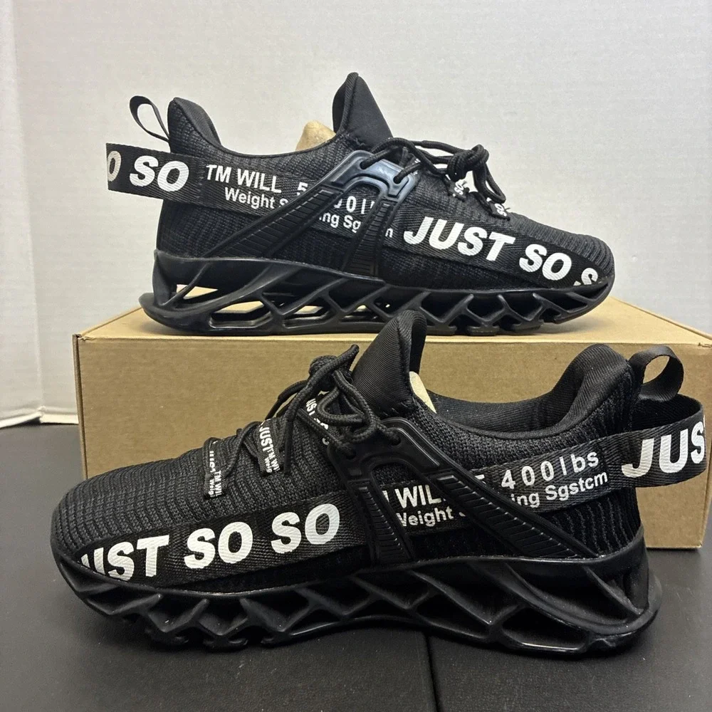 Just So So Sneakers Blue Non-Slip Running Sport Shoes EU 40 US Mens 7 Womens 8.5 - Picture 2 of 9